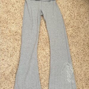 PINK Victoria's Secret Gray Wide Leg Lounge Pants